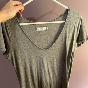 Abercrombie Grey Short Sleeve Shirt